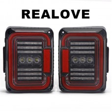 LED Tail Lights for Jeep Wrangler JL 2018 2019 Brake Light Reverse Light Turn Signal Light